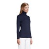 Lands' End Women's Lightweight Jersey Skimming Long Sleeve Turtleneck - 4 of 4