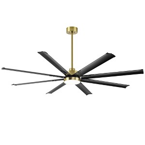 Airsurfer 72" Ceiling Fan with Color-Changing LED Light and Remote - 1 of 4