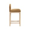 Meridian Furniture,Conrad Saddle Velvet Counter Stool - 4 of 4