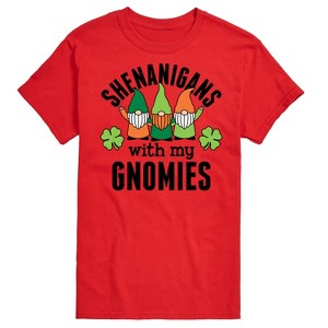 Men's - Instant Message - Shenanigans With My Gnomies Short Sleeve Graphic T-Shirt - 1 of 4