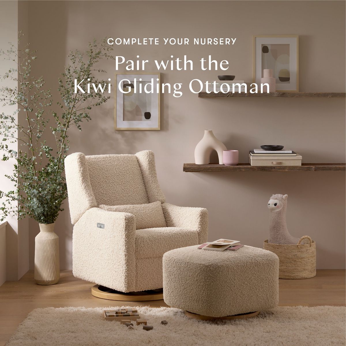 Babyletto Kiwi Electronic Recliner and Swivel Glider with USB port - thumbnail 8