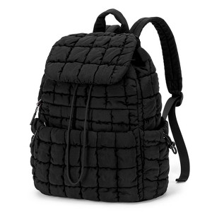 Narwey Puffy Quilted Backpack for Women, Casual Lightweight  display picture 3