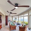 HUMHOLD Wood Ceiling Fan with Lights and Remote for Bedroom, Living Room - 2 of 4