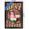 Trends International Elf - World's Best Cup Of Coffee Framed Wall Poster Prints - 3 of 4