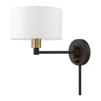Livex Lighting 1 - Light Wall Light in  Bronze/Antique Brass