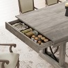 71-Inch Wooden Kitchen Table with Two Drawers, Large Dining Table for 6-8 w/ Large Tabletop & Sturdy Frame - 2 of 4