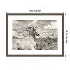 Amanti Art Free to Run by PHBurchett Wood Framed Wall Art Print - 4 of 4