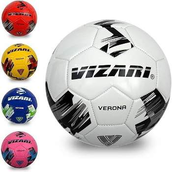 VIZARI 'Verona' Soccer Ball - Adults & Kids Football With Best Air Retention - Perfect For Training And Matches