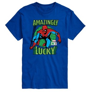 Men's - Marvel - Spider-man St. Patrick's Day Amazingly Lucky Short Sleeve Graphic T-Shirt - 1 of 4