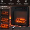 TV Stand with Mantel, Electric Fireplace, 3D Flame, Adjustable Heat & Storage, Entertainment Center for Living Room or Bedroom, Remote Control - 3 of 4