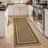 Geometric Living Room Rugs, Washable Bordered Print Soft Bedroom Carpet - 4 of 4