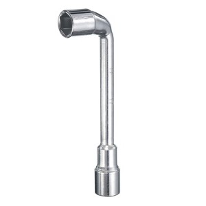 Unique Bargains 45# Steel Repairing L-Shaped Angled Double Ended Metric Hex Socket Wrench 17mm - 1 of 4