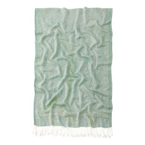 Anna-Kaci Soft Paisley Wrap Shawl with Fringe Lightweight Warm Oversized Scarf 72.5×28 Inches - 1 of 4