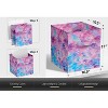DOMETOUR Colorful Cube Storage Bins Set of 6 Foldable Collapsible Storage Box with Handles 11" Fabric Storage Organizers for Shelves - 3 of 4