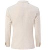 Clearlove Men's Linen Cotton Blend Two-Button Unstructured Blazer with Patch Pockets Relaxed Fit Sport Coat Business - 4 of 4