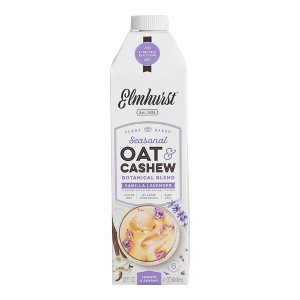 Elmhurst Vanilla Lavender Oat and Cashew Creamer 32 oz - 1 of 2