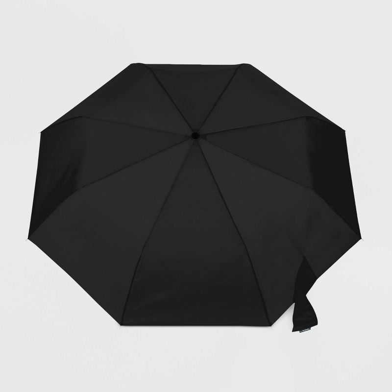 Totes Super Mini Manual ECO Compact Umbrella - Black, 3 of 4