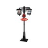 Northlight 74" Lighted Musical Snowing Santa and Snowman Double Christmas Street Lamp - 3 of 4