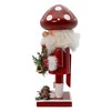 Kurt Adler 9-Inch Wooden Mushroom Santa Nutcracker - 4 of 4
