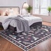Modern Insect Floral Area Rug for Living Room, Machine Washable Carpet Non Slip Doormat, Low Pile Large Stain Resistant Floor Carpet - 3 of 4