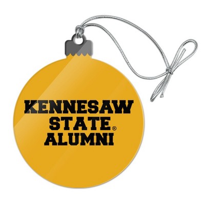 Kennesaw State Owls Alumn Acrylic Christmas Tree Holiday Ornament