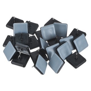 Unique Bargains Polytetrafluoroethylene Square Nail on Furniture Sliders - 1 of 4