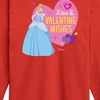 Girls' - Disney Princess - Kisses and Valentine Wishes Long Sleeve Graphic T-Shirt - 2 of 4