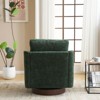 Karl Home Chenille Living Room Swivel Barrel Accent Chair - 2 of 4