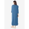 Roaman's Women's Plus Size Ultrasmooth Notch Neck Maxi Swing Dress - 3 of 4