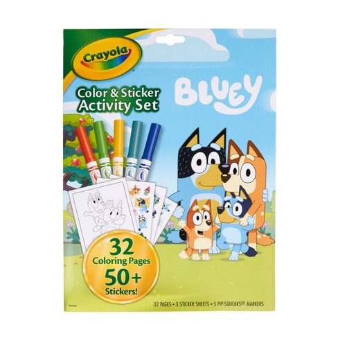 Crayola Bluey Color & Sticker Activity Set: Creative Coloring Book For ...