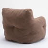 NicBex Soft Teddy Fabric Bean Bag Chair,High Density Memory Foam Filled Lazy Sofa Chair for Adults,Fluffy Lounge Seat with 250lbs Max - 2 of 4