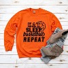 Simply Sage Market Women's Graphic Sweatshirt Eat Basketball Sleep Repeat With Ball - 3 of 3