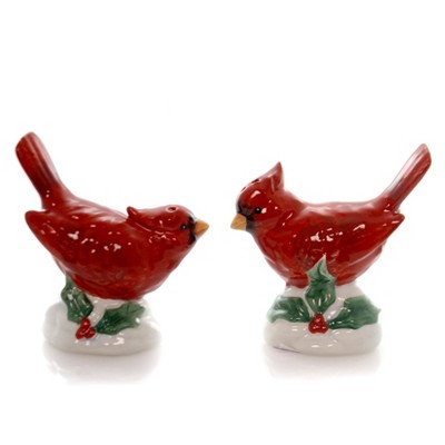 Tabletop 2.75" Cardinal Salt & Pepper Christmas Cosmos Gifts Corp.  -  Salt And Pepper Shaker Sets