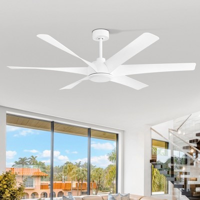 Airsurfer 65" Ceiling Fan With No Light and Remote Control