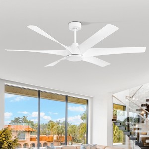 Airsurfer 65" Ceiling Fan With No Light and Remote Control - 1 of 4