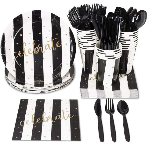 Disposable KNIVES WHITE Plastic Catering Cutlery Take Away Celebrations Picnic 