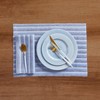 Solino Home Striped Linen Dinner Napkins | Bistro Stripe - 2 of 4