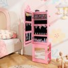 Infans Kids Jewelry Cabinet Standing Children Jewelry Organizer with Full-Length Mirror - 4 of 4