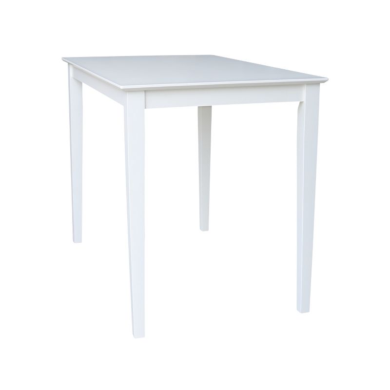 Solid Wood 30 X 48" Dining Table White - International Concepts, 4 of 6