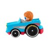 Fisher-Price Little People Wheelies Retro Convertible - Baby Blue and Red Car - 2 of 4