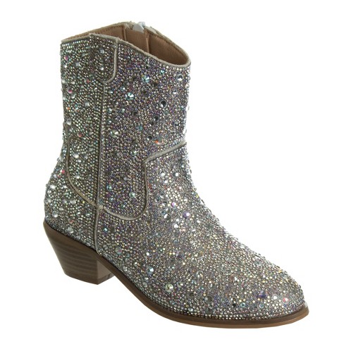 Badgley Mischka Girls Dress Boots little Kids big Kids Silver 4 Target