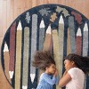 Orian Playroom Crayons Navy Rug - 2 of 4