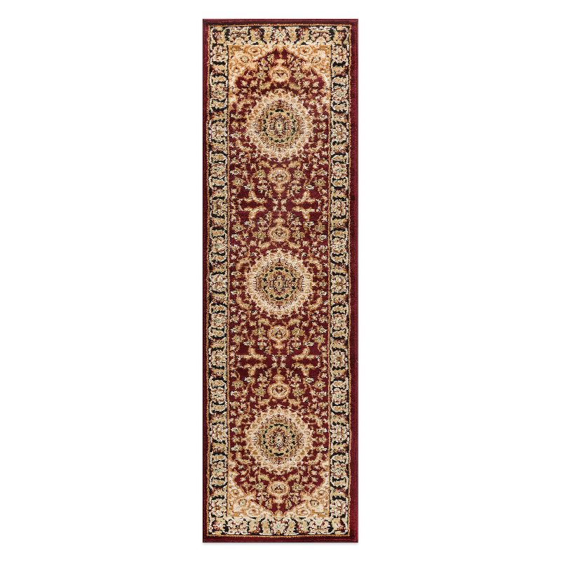 World Rug Gallery Traditional Oriental Medallion Area Rug, 1 of 12
