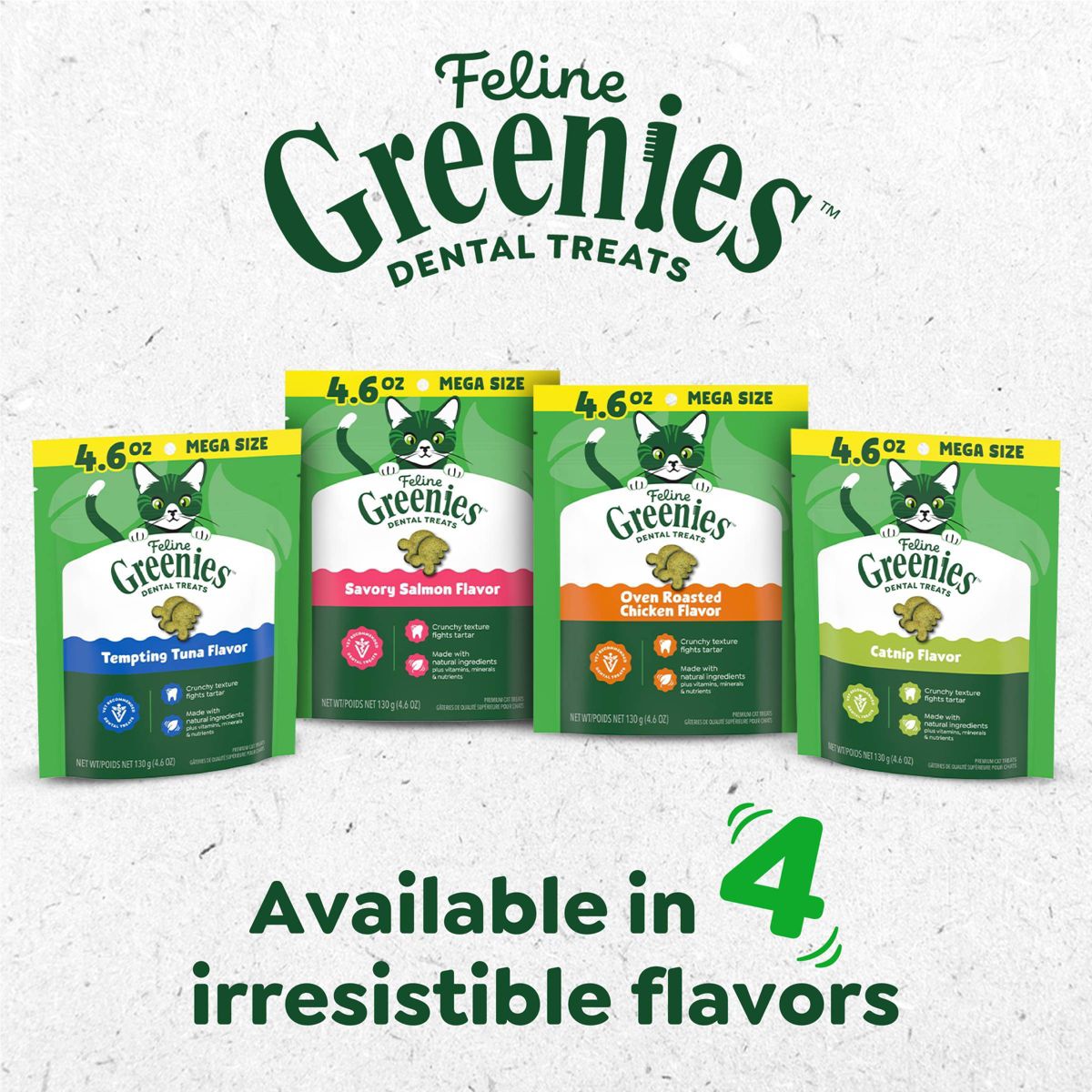 Greenies Savory Salmon Flavor Dental Cat Treats - thumbnail 10