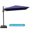 Crestlive Products 9x11FT Cantilever Umbrella UV30+ Outdoor 360 Degree Rotation Offset Umbrella 6 Heights Adjustable Cantilever Patio Umbrella - 2 of 4