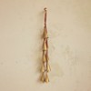 Storied Home Velvet Ribbon Door Hanger with 10 Cone Shaped Bells, Rose Color and Gold Finish - 2 of 2