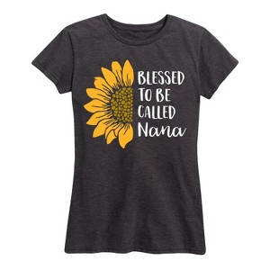 Women's - Instant Message - Blessed To Be Called Nana Short Sleeve Graphic T-Shirt - 1 of 4