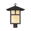Livex Lighting Montclair Mission 1 - Light Post Light in  Bronze - 3 of 4