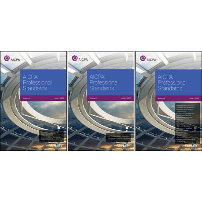 AICPA Professional Standards, 2020, Volumes 1 - 3 - by  Aicpa (Paperback)