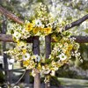 Mixed Daisy Floral Wreath 24"D - 2 of 4